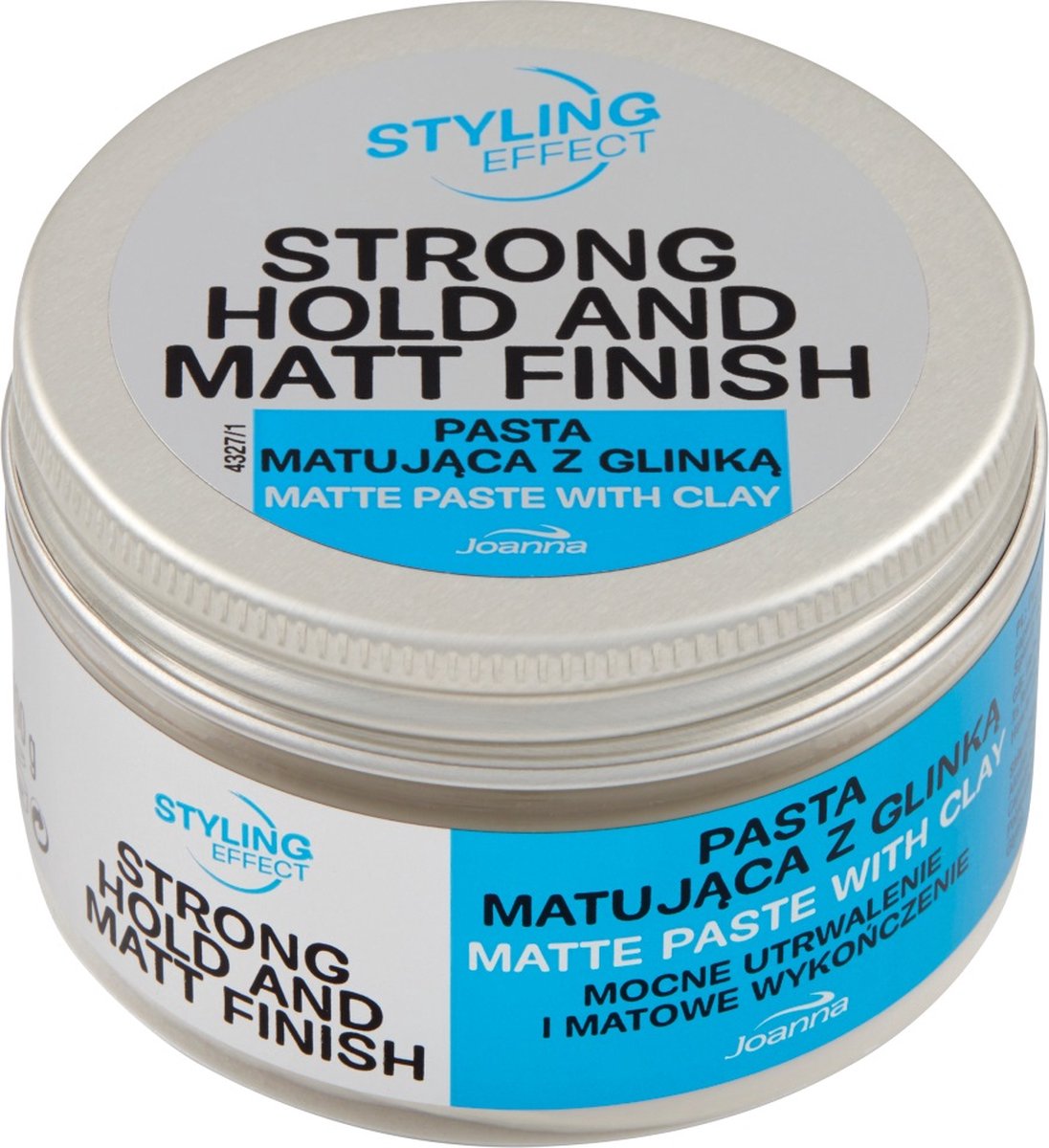 Joanna - Styling Effect Matte Paste With Clay Hair Matte Paste From Clay 100G