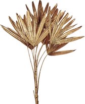 Viv! Home Luxuries Palmblad - kunstbloem - goud - 78,5cm - topkwaliteit