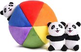 Hondenspeelgoed - Snuffelen - Puzzel - Intelligentie - Interactief - Speelgoed hond - Honden - Puzzel - Gekleurde bal - Panda