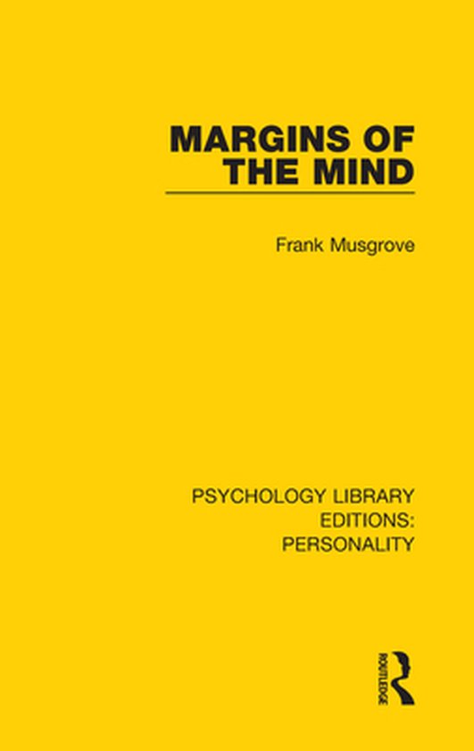 Psychology Library Editions: Personality - Margins of the Mi ... - cover