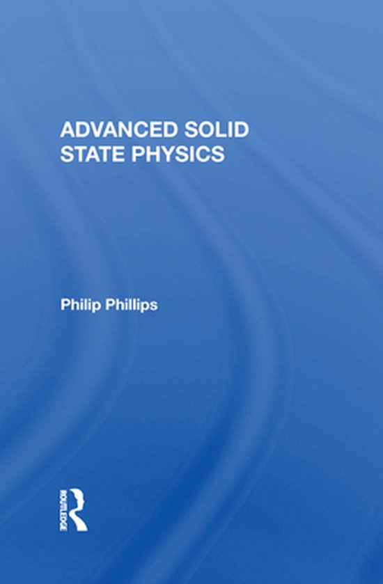 Advanced Solid State Physics - cover