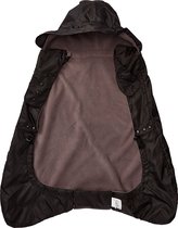 Ergobaby winterhoes en regenhoes, geïsoleerde regenhoes voor babydragers met fleece voering, waterdichte hoes, zwart