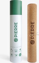 Pierre Sports - Yoga Mat Eagle - Kurk en Recycled Rubber - Duurzaam - Extra Dikte 5mm - Anti Slip - Yoga en Pilates - 183 x 65cm