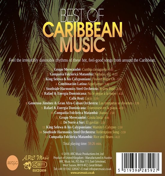 Various Artists Best Of Caribbean Music (CD), various artists