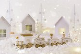 10 x 1.5L Poedersneeuw Magic Village winter decoratie versiering kerst dorp