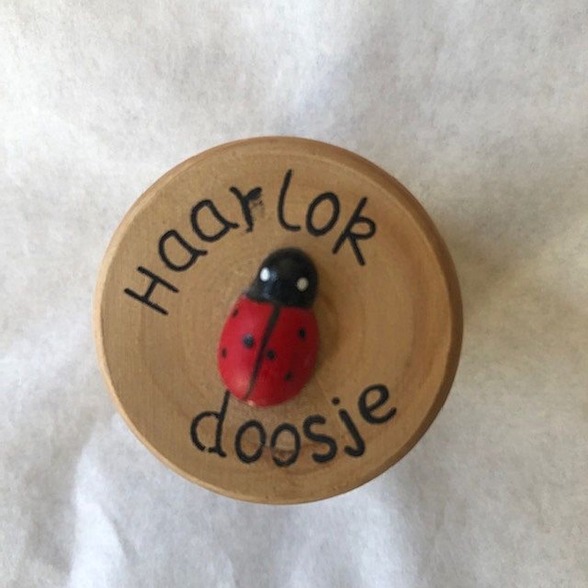 Goedkoopste haarlokdoosje met lieveheersbeestje
