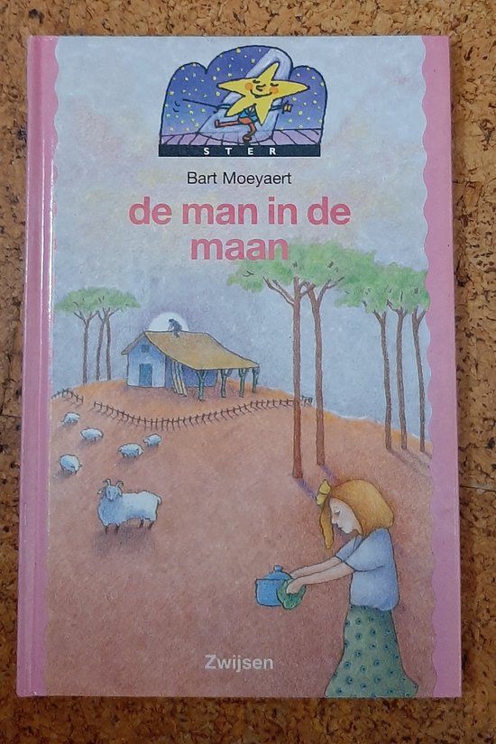 Cover van het boek 'De man in de maan' van Bart Moeyaert