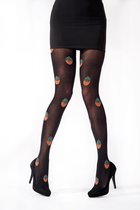 Kerst panty Pretty PollySanta Suspender Tights - One size - PNAVL1