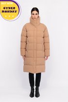CALI - winterjas dames - lang model - puffy coat