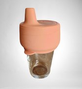 Sippy cup Roze - Siliconen deksel tuit beker - Tuutbeker - Tuitbeker cover - Anti lek - Oefenbeker baby en peuters