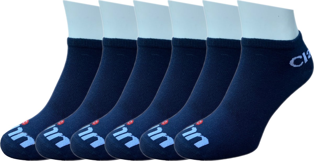 Classinn Low inn sneaker enkelsokken katoen 12 Paar marine blue Maat 43-46 met logo