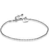 ZINZI zilveren bolletjes armband 1,5mm breed 17-19,5cm ZIA1909