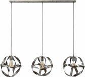dePauwWonen 3L Twist Hanglamp -  incl led lampen - E27 - Oud Zilver