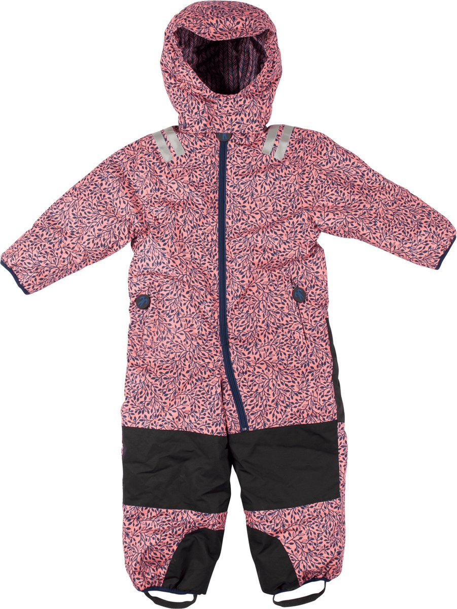 Ducksday - Snowsuit - Skipak - Winterpak - Pip - Roze -Donkerblauw - Meisje -98-104