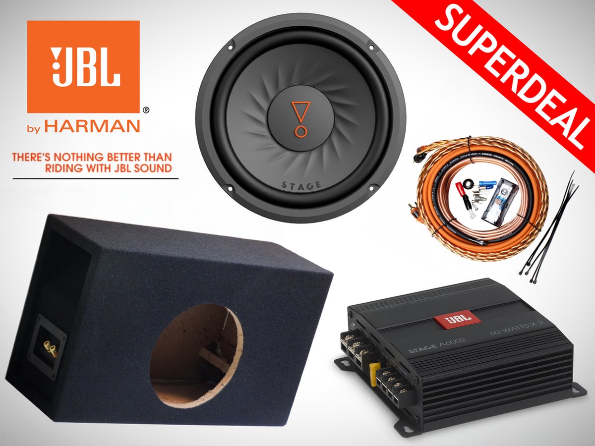 JBL Stage 1200S Caisson de Basse Voiture - Boîti…