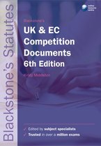 Blackstone's Uk And Ec Competition Documents
