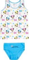 Ondergoedset - Minnie Mouse - all over print - Blauw - Maat 116-122