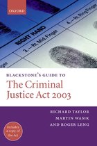Blackstone's Guide- Blackstone's Guide to the Criminal Justice Act 2003