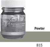 antique colour decoratieverf 50 ml  Pewster Oud zilver