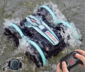 Nixnix - Amfibische RC Bestuurbare auto/ boot - Geschikt voor offroad, water & sneeuw - Speelgoed stuntcar - Stuntauto - Voor water en land