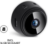 Interesting Living Camera Beveiliging Draadloos Wifi - Verborgen camera - Spy Camera - Bewegingssensor - 1080 full HD - Zwart