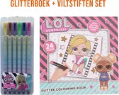 L.O.L. Glitterboek  + Viltstiften set | Sinterklaas en Kerstcadeau