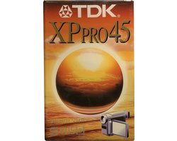 TDK XP Pro 45min Super VHS-C SVHSC opname video band voor camcorder