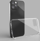 iSolay | Ultradun iPhone 12 Transparant Hoesje - 12 Pro Transparant Hoesje | Liquid Crystal iPhone 12 / 12 Pro 6.1 inch Hoesje | Shock Proof Case | Siliconen Hoesje | Wasbaar Hoesj