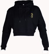 Hoodie dames - Cropped hoodie – Trui – Crop top – Sweatershirt – Tops – Dames cropped hoodie – Korte trui – Korte hoodie – Dames sportkleding - JS
