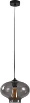 Hanglamp Toronto Smoke Grijs - Ø26,5cm - E27 - IP20 - Dimbaar > lampen hang smoke grijs glas | hanglamp smoke grijs glas | hanglamp eetkamer smoke grijs glas | hanglamp keuken smok