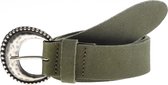 Elvy Fashion - 35206 Crescent Belt Women - Olive - Size 85