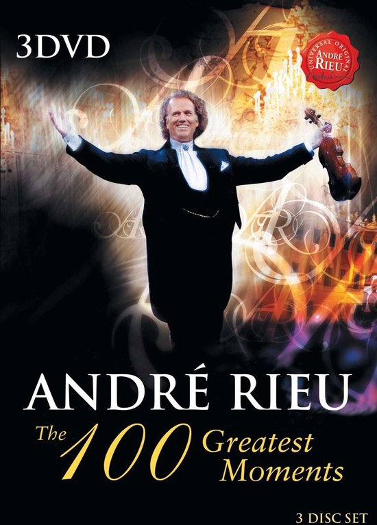 Cover van de film 'Andre Rieu - 100 Greatest Moments'