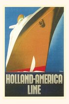 Pocket Sized - Found Image Press Journals- Vintage Journal Holland America Line, Ship