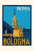 Pocket Sized - Found Image Press Journals- Vintage Journal Albergo Bologna, Roma