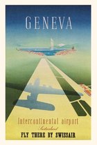 Pocket Sized - Found Image Press Journals- Vintage Journal Geneva Travel Poster