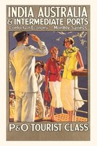 Pocket Sized - Found Image Press Journals- Vintage Journal Ocean Liner Travel Poster