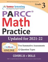 PARCC Test Prep: 3rd Grade Math Practice Workbook and Full-length Online Assessments