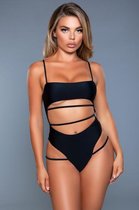 Bundle - Be Wicked Swimwear - Venetia Badpak - Zwart Small met glijmiddel