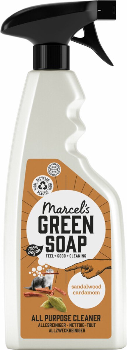 Marcel's Green Soap Allesreiniger Spray - Sandelhout & Kardemom - 500ML - Marcel's Green Soap