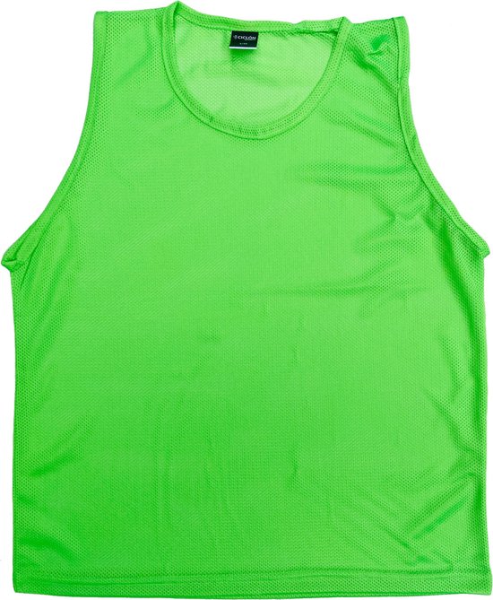 FORZA Trainingshesjes [15 Stuks] - Pro Voetbal Fluo/Trainingsvestjes – Reeks Kleuren & Maten Verkrijgbaar (XL, Groen