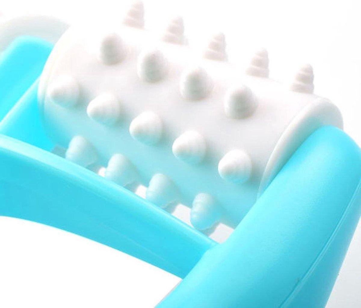 Afbeelding 2 van Cellulite Massage Roller Blauw – Anti Cellulite Apparaat voor Benen & Lichaam – Handmassage Tool tegen Spierpijn