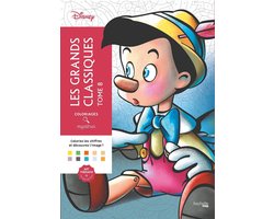 foto van COLORIAGES MYSTERES Les Grands Classiques disney tome 8