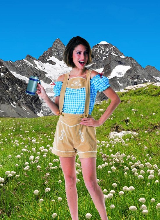 Haut à Bretelles Femme Vert Et Marron - Taille S - Débardeur Simple - Occasion Très Bon état