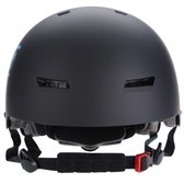 Atlantic Rift Skatehelm/ Fietshelm/ Helm voor inlineskates / Helm voor skateboard - Zwart - M - Verstelbaar