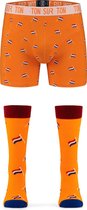 Ton Sur Ton - Willem - Koningsdag outfit - Koningsdag kleding - Nederlands Elftal - Ons Oranje - WK voetbal - EK Voetbal - Matchende sokken en onderbroeken! - XL/40-43