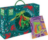 Kinderpuzzel - Draak - Boek + 3D puzzel