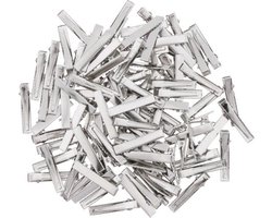 FSW-Prodcuts - 10 Stuks - Haarspelden - Schuidspeldjes - Haar Accessoires - Zilver - RVS - Haarspeldjes - Haar Speld - Haarclips - Haarspeld