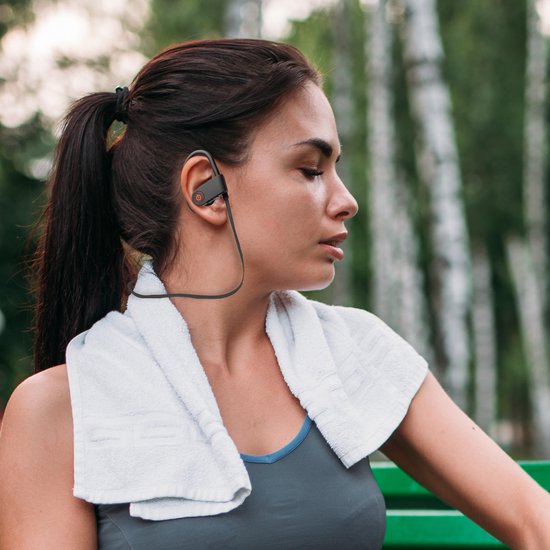 MANI Bluetooth Oordopjes Draadloos - In ear oortjes handig voor Hardlopen en Sport- Zwart/Zwart - MANI