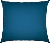 Kepri Kussensloop - Percale Katoen - Deep Blue - Duurzaam - 400TC - 50 x 75 cm