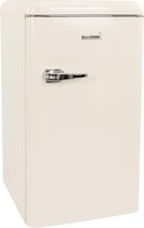 MaxxHome Retro koelkast - Tafelmodel koelkast - Incl. vriesvak - 90L - Creme met grote korting